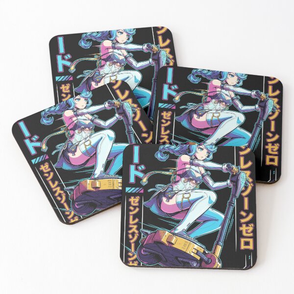 Item preview, Zenless Zone Zero Seed Vaporwave Neon Pilot Portrait designed and sold by Senpaiwaves.