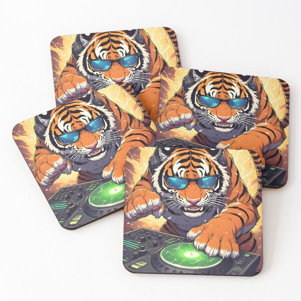 Item preview, DJ Tiger - Bass Drop designed and sold by owi-art.