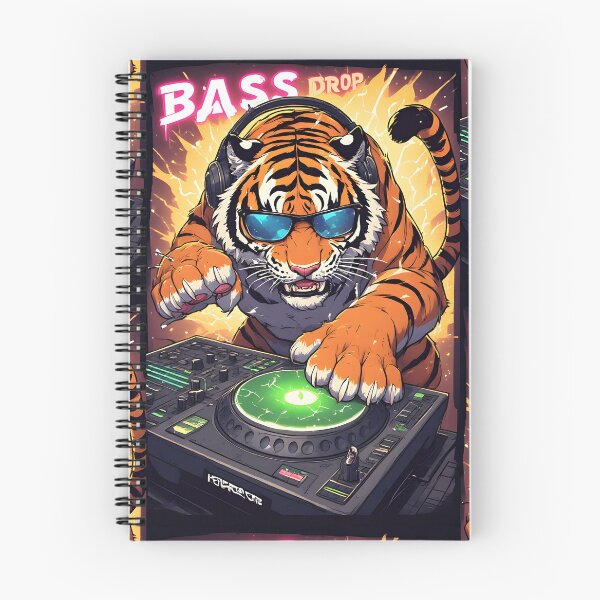 Item preview, DJ Tiger - Bass Drop designed and sold by owi-art.