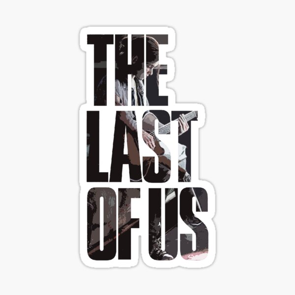 The Last of Us Logo con Ellie. Pegatina