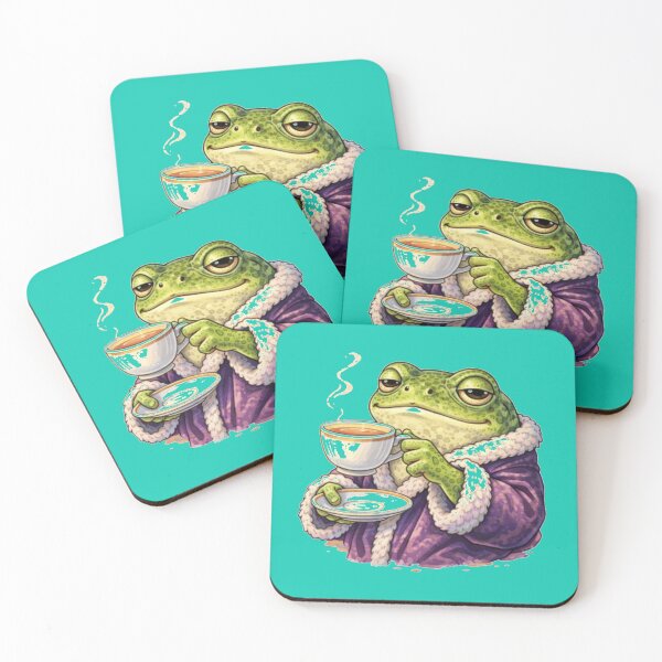 Item preview, King frog in a cup of tea designed and sold by FroggyOnly.