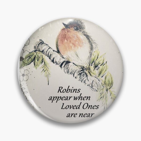 Item preview, Robins appear when love ones are near designed and sold by KWcrafts.