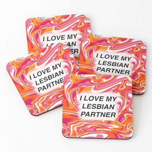 Item preview, I Love My Lesbian Partner (Lesbian Pride) designed and sold by artist-wanna-be.