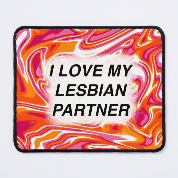 Item preview, I Love My Lesbian Partner (Lesbian Pride) designed and sold by artist-wanna-be.
