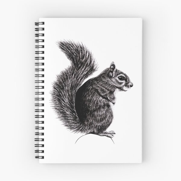 Item preview, Grey squirrel illustration designed and sold by LorenDowding.