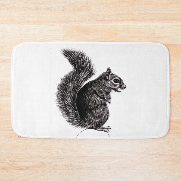 Item preview, Grey squirrel illustration designed and sold by LorenDowding.