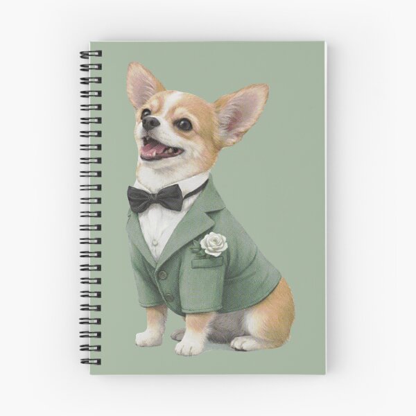 Item preview, Chihuahua wearing a bespoke suit designed and sold by PopCultureArtShop.