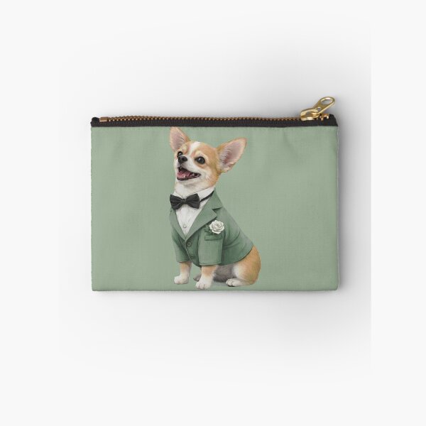 Item preview, Chihuahua wearing a bespoke suit designed and sold by PopCultureArtShop.