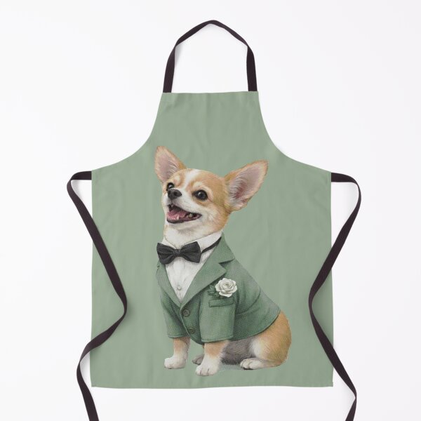 Item preview, Chihuahua wearing a bespoke suit designed and sold by PopCultureArtShop.