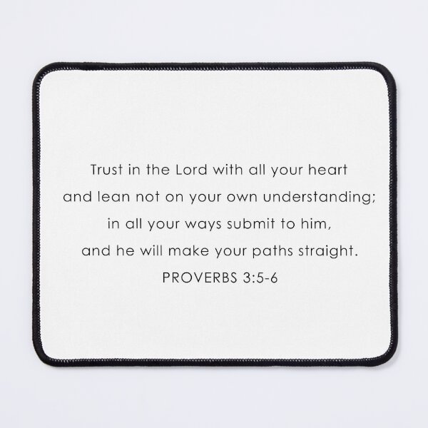 Item preview, proverbs 3:5-6 Trust in the Lord designed and sold by corbrand.