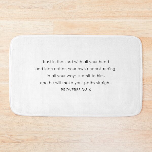 Item preview, proverbs 3:5-6 Trust in the Lord designed and sold by corbrand.