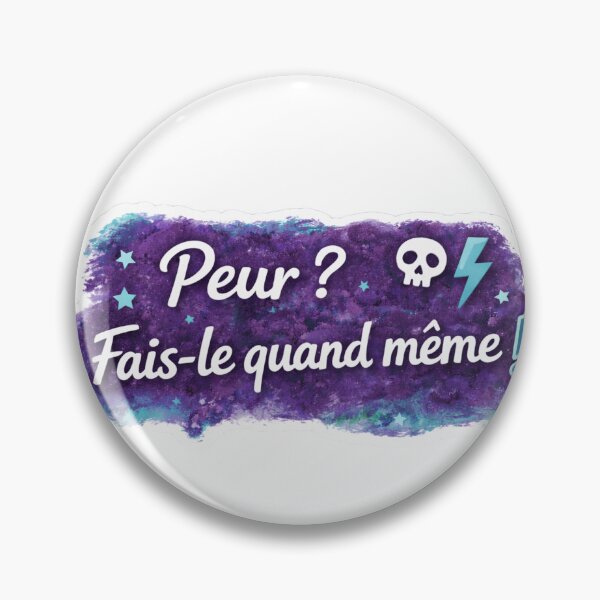 Item preview, Peur ? Fais le quand même ! EDTN1 designed and sold by Myllady's Soundtrack and Stickers.