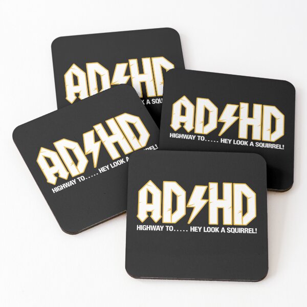 Item preview,  ADHD Highway TO Hey Look a Squirrel Funny Neurodivergent Humor designed and sold by ZACK ART.