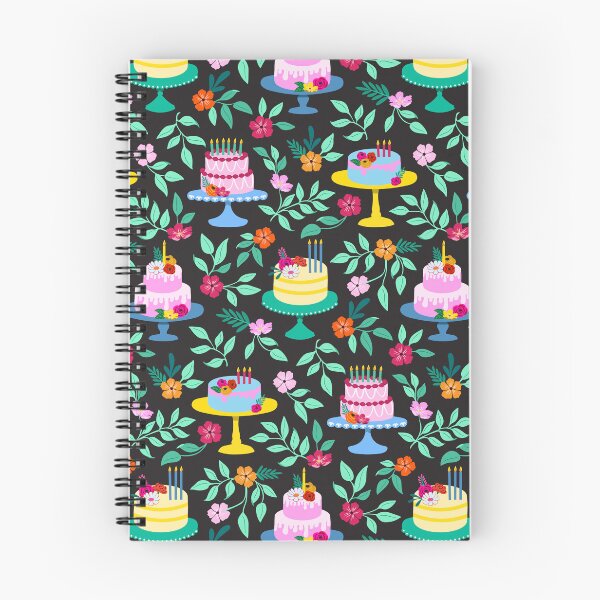 Item preview, Birthday cakes and flowers - Happy birthday designed and sold by Jennifer Ladd.