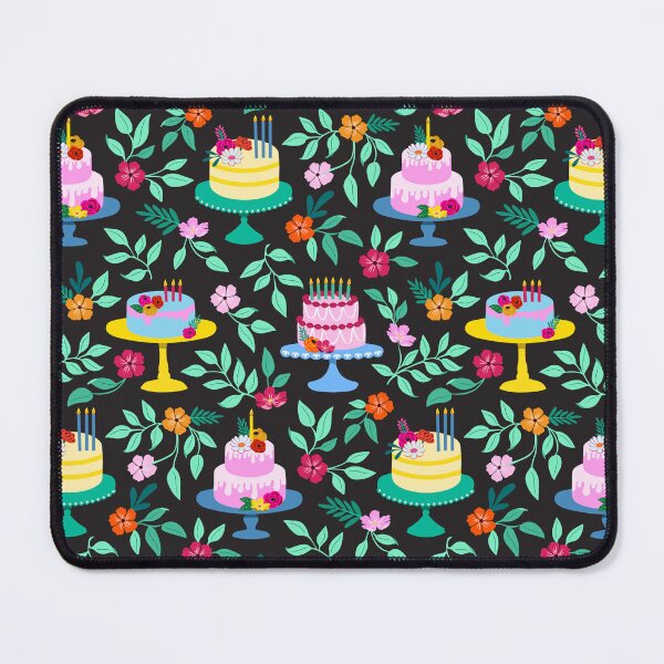 Item preview, Birthday cakes and flowers - Happy birthday designed and sold by Jennifer Ladd.
