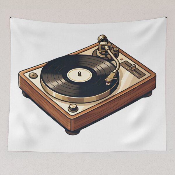 Item preview, Turntable - Vintage Audio LP Vinyl Record Player  designed and sold by QUOTABLE STICKERS.