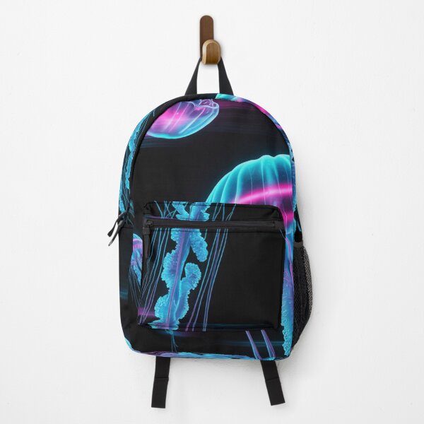Artikelvorschau, Cyberpunk-Neonqualle – Biolumineszente Glitch-Kunst entworfen und verkauft von Retro Mood Co.