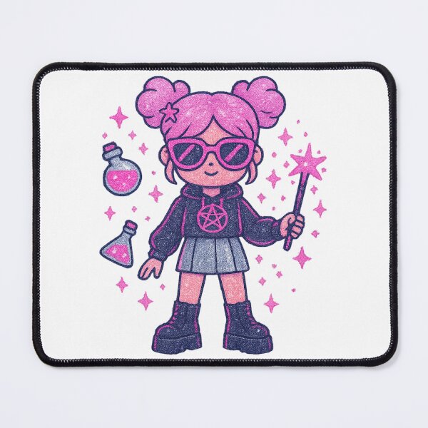 Item preview, ✨ HexaPop Witch – Y2K Magical Fashion Doll ✨ designed and sold by Alquimia Lunar.