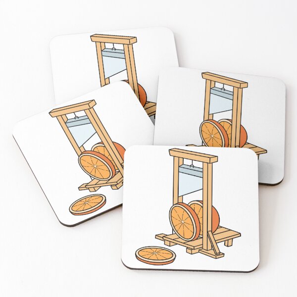 Item preview, Guillotine Orange Political Satire designed and sold by ellatriesart.