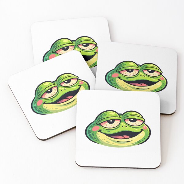 Item preview, Tired but smiling frog designed and sold by FroggyOnly.