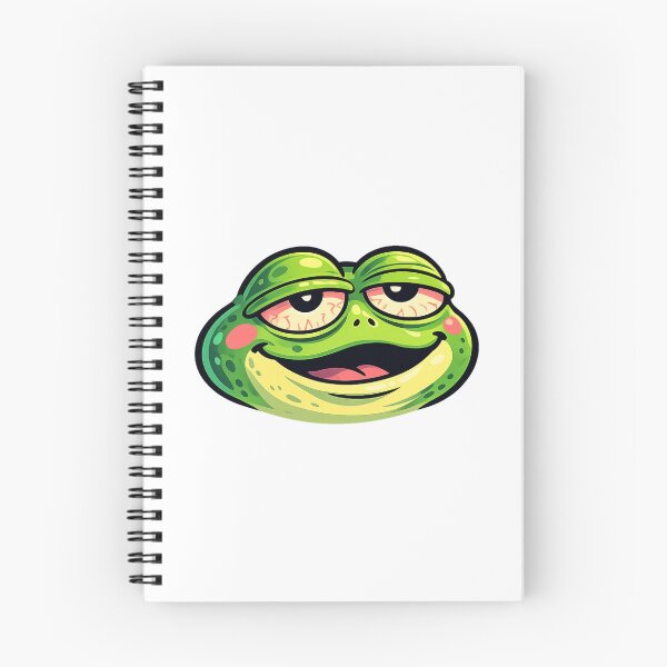 Item preview, Tired but smiling frog designed and sold by FroggyOnly.