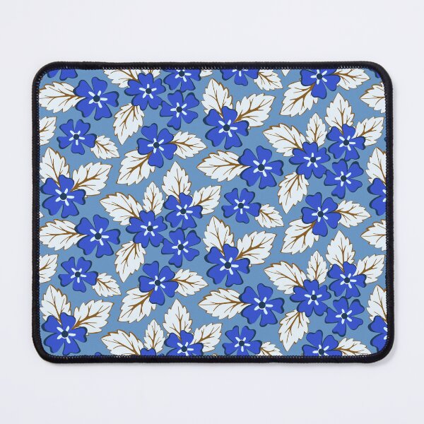 Item preview, Colorful tossed blue sakura flowers  designed and sold by Jennifer Ladd.