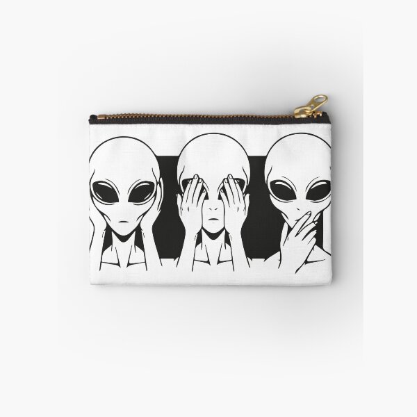 Item preview, Three Wise Aliens See Hear Speak No Evil Japanese Philosophy designed and sold by INQ-StudioLab.