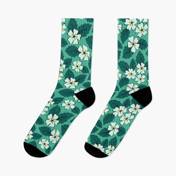 Item preview, Colorful tossed green sakura flowers designed and sold by Jennifer Ladd.