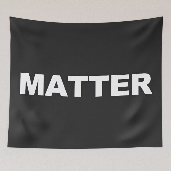 Item preview, MATTER — White Minimal Bold Type Statement designed and sold by WORDPAUSE.