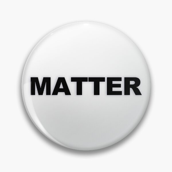 Item preview, MATTER — Black Minimal Bold Type Statement designed and sold by WORDPAUSE.