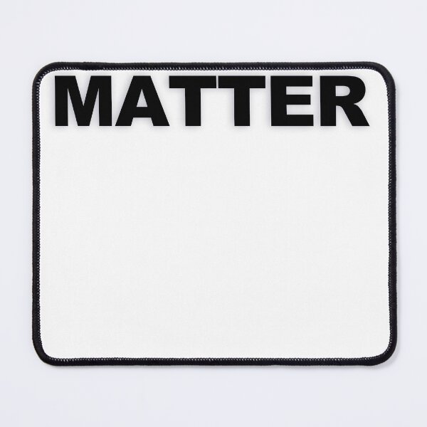 Item preview, MATTER — Black Minimal Bold Type Statement designed and sold by WORDPAUSE.