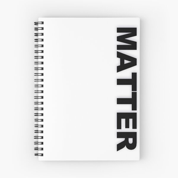 Item preview, MATTER — Black Minimal Bold Type Statement designed and sold by WORDPAUSE.