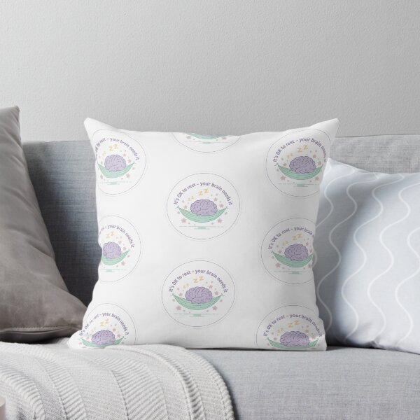 Item preview, It's OK to Rest – Brain Break Sticker designed and sold by KMChronicles.
