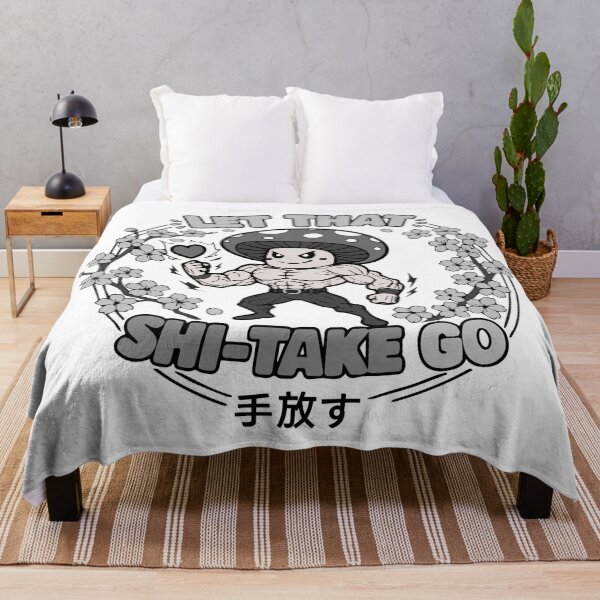 Item preview, Funny Shiitake Mushroom Gym Let That Go Sakura designed and sold by INQ-StudioLab.