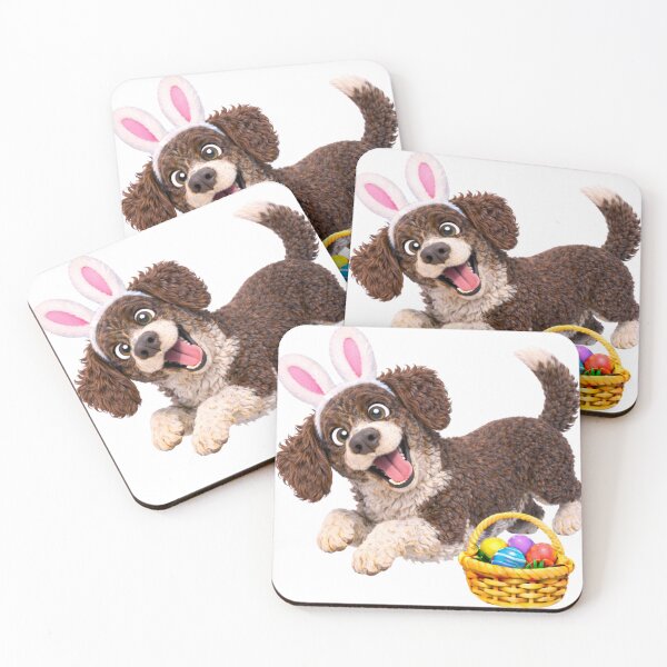 Item preview, Easter Spanish Water Dog designed and sold by Sillytoe.