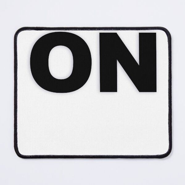 Item preview, ON — Black Minimal Bold Type Statement designed and sold by WORDPAUSE.