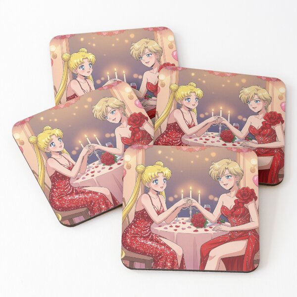 Item preview, Usagi and Haruka Valentine's Date designed and sold by Solace Sparkles.