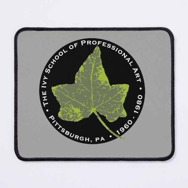 Item preview, Classic Ivy Circle Logo in Black with White type. designed and sold by IvySchoolArt.