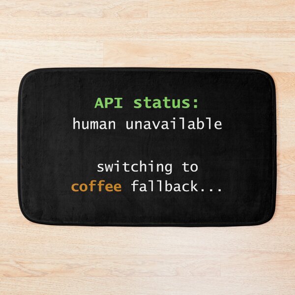 Item preview, Human API Unavailable – Developer Humor - By Code6Coffee designed and sold by Code6Coffee.
