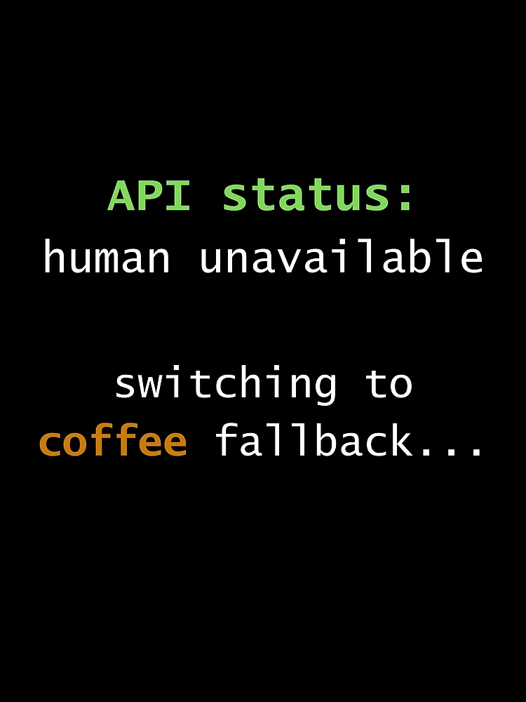 Thumbnail 3 of 3, Scarf, Human API Unavailable – Developer Humor - By Code6Coffee designed and sold by Code6Coffee.