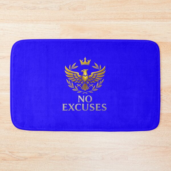 Item preview, Gold Imperial Eagle "No Excuses" Motivational Eagle  designed and sold by SantoRichio.