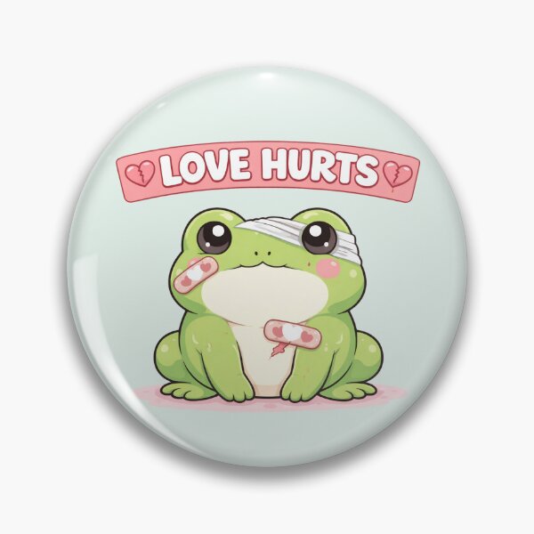 Item preview, Love Hurts Cute Frog designed and sold by Molineriani.