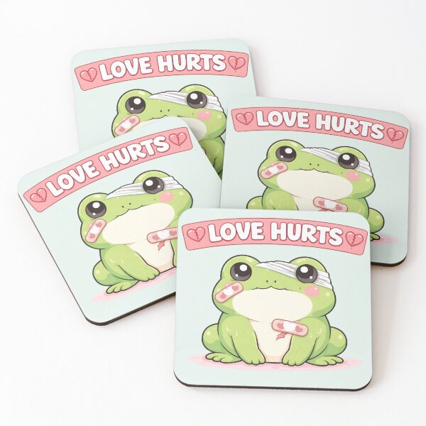 Item preview, Love Hurts Cute Frog designed and sold by Molineriani.