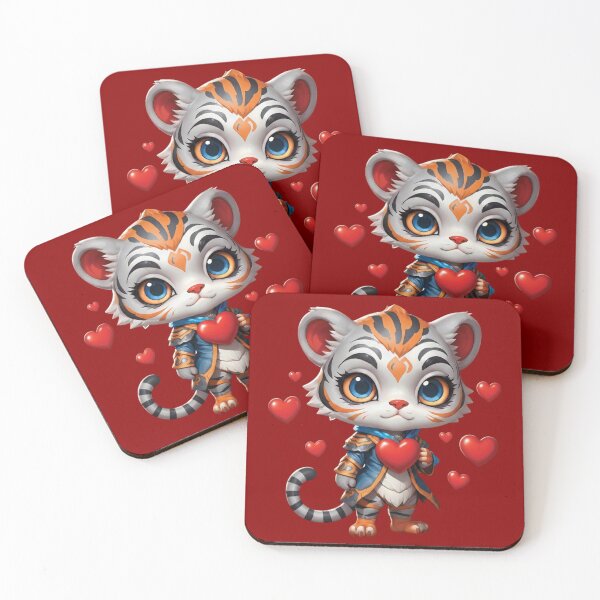 Item preview, Zodiac Hearts Crew: The Tiger designed and sold by Tee-se Me More.