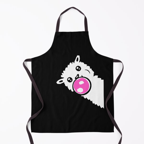 Item preview, Llama Bubblegum Cute Cool Chewing Alpaca Side Profile designed and sold by shirt-o-mat.