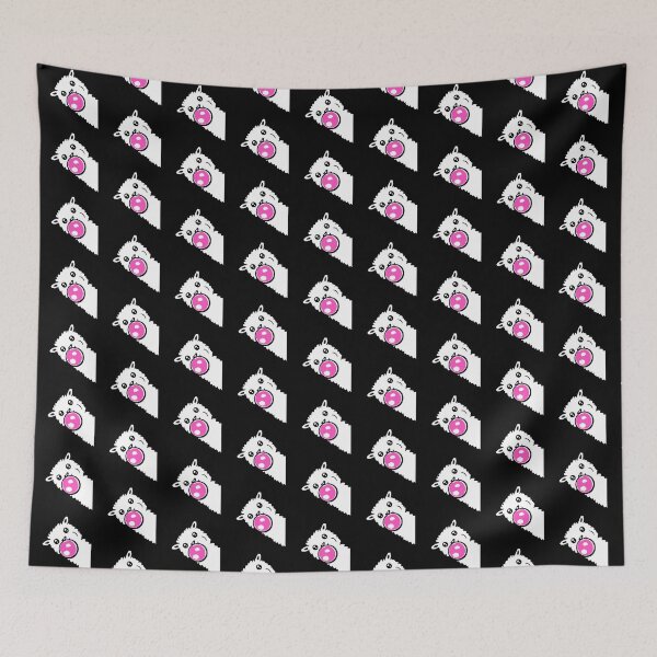 Item preview, Llama Bubblegum Cute Cool Chewing Alpaca Side Profile designed and sold by shirt-o-mat.