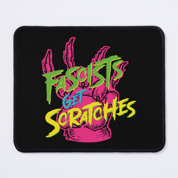 Item preview, FASCISTS GET SCRATCHES designed and sold by oddwonders.