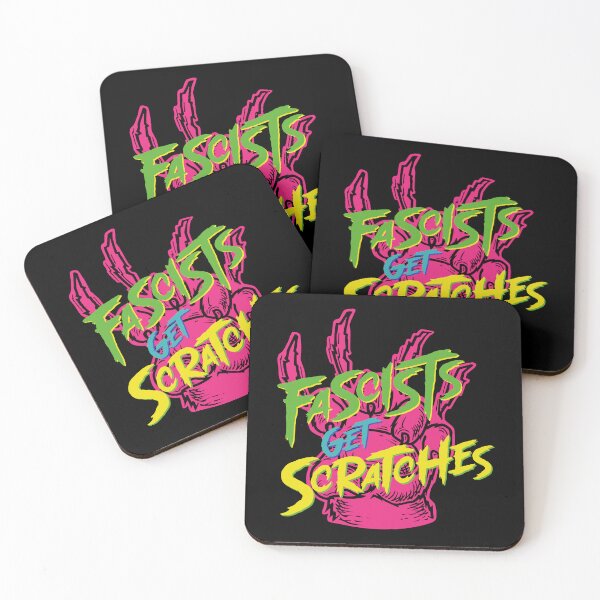 Item preview, FASCISTS GET SCRATCHES designed and sold by oddwonders.