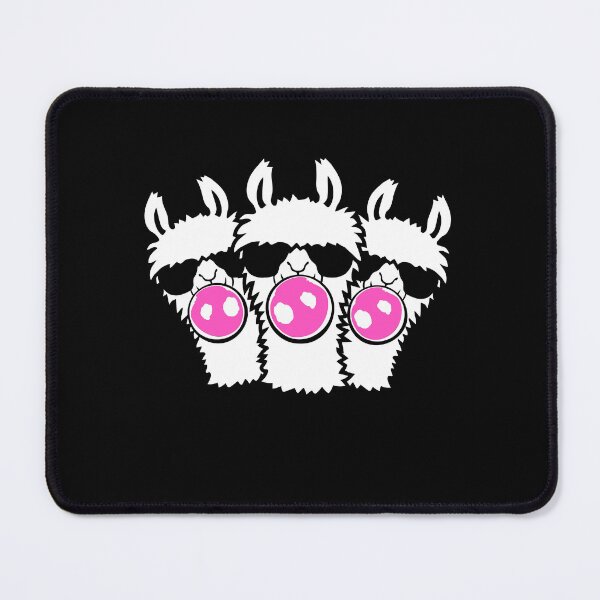 Item preview, 3 Llama Bubblegum Cool Sunglasses Chewing Friends Crew designed and sold by shirt-o-mat.