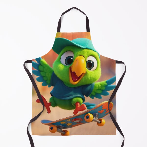Item preview, Skater Parrot designed and sold by Sillytoe.